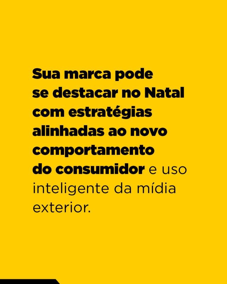 Natal 2025: Dados, tendências e estratégias OOH para vender mais