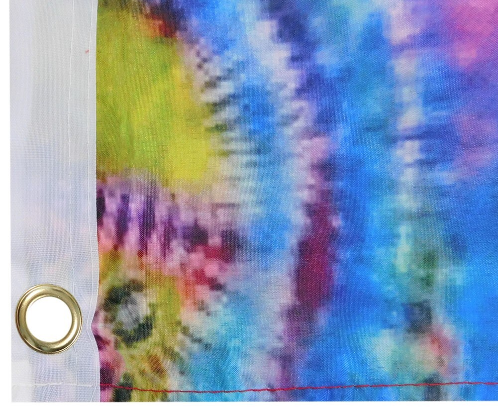 2×3 Tie Dye Peace Vibe Premium Quality 100D 2’x3′ Woven Poly Nylon Flag Banner