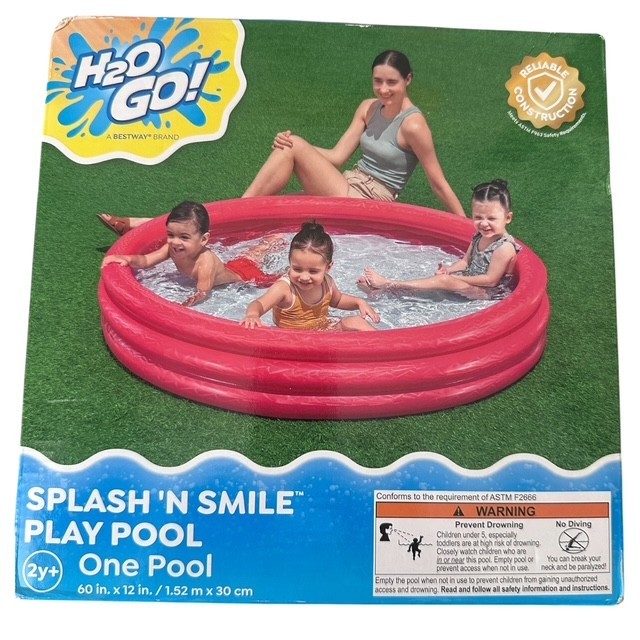 Splash N Smile Play Pool for children 2 years and maximum for 4 – RED