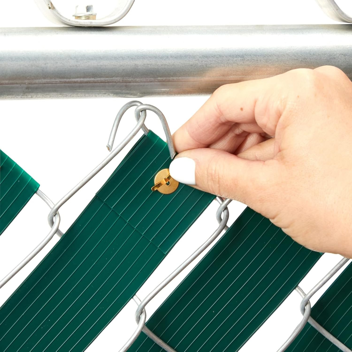 Fence Privacy Screen Slats – 1.8 in X 246 Ft, Dark Green PVC – Privacy Fence Pla