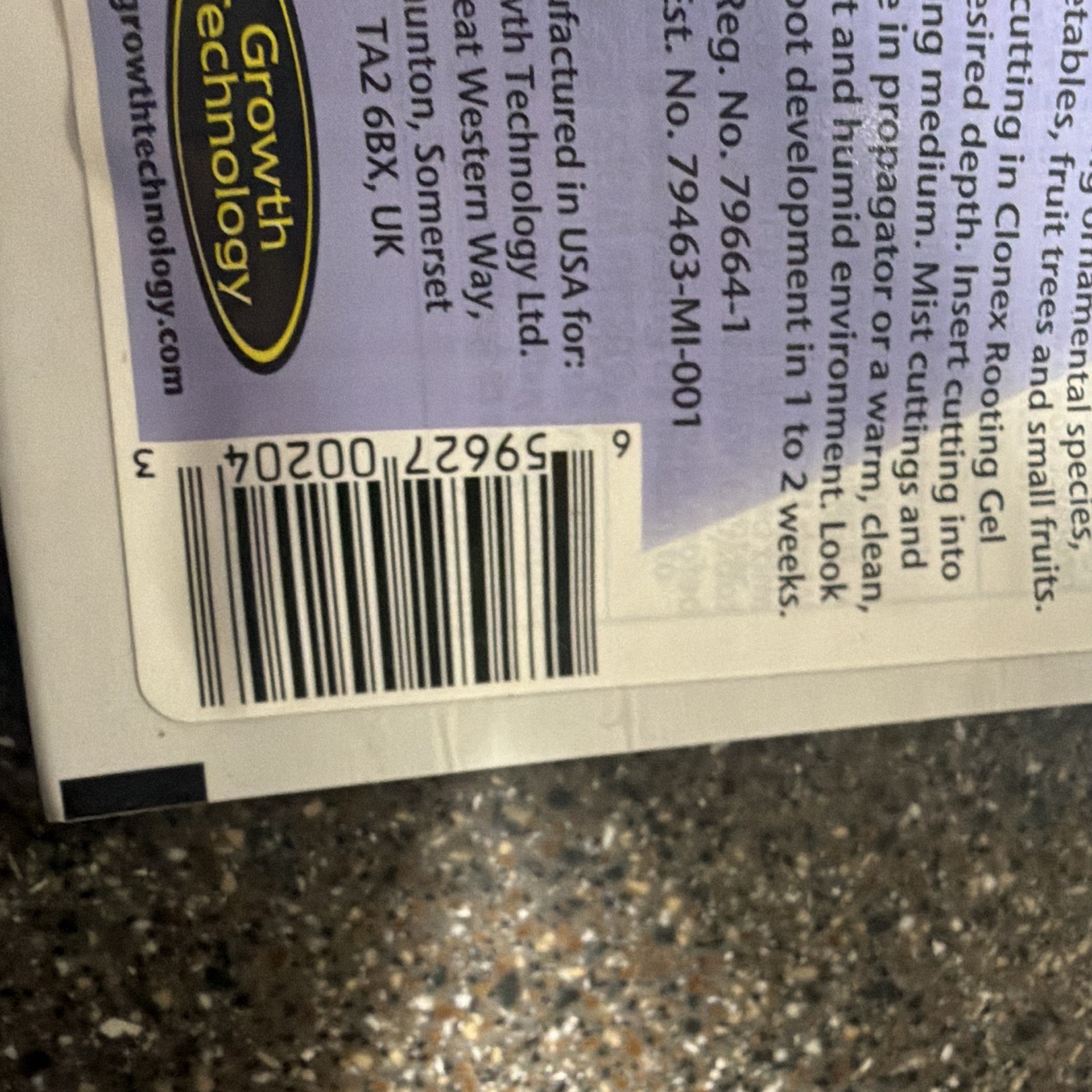 Clonex Rooting Gel Cutting & Rooting Hormone, 0.5 fl oz (15 ml) Packet