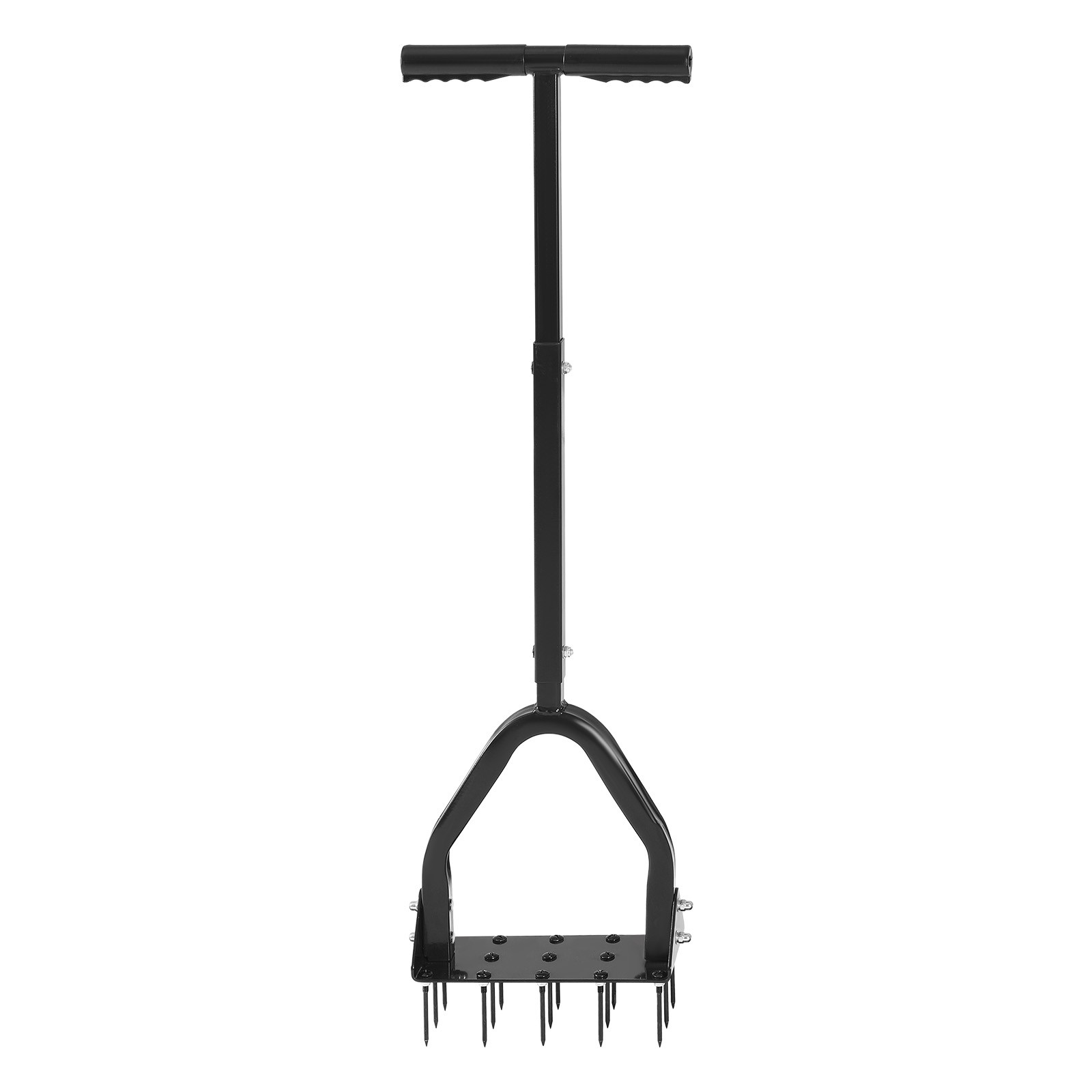 Uimoso Manual Lawn Aerator Tool with 15 Spikes for Compact Soil, 9.2 in Design