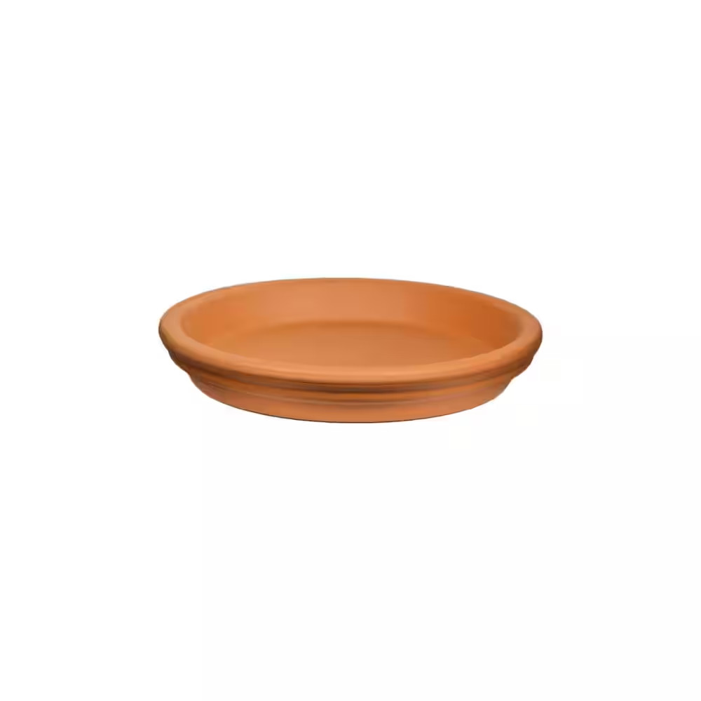 10 In. Medium Terra Cotta Clay Saucer