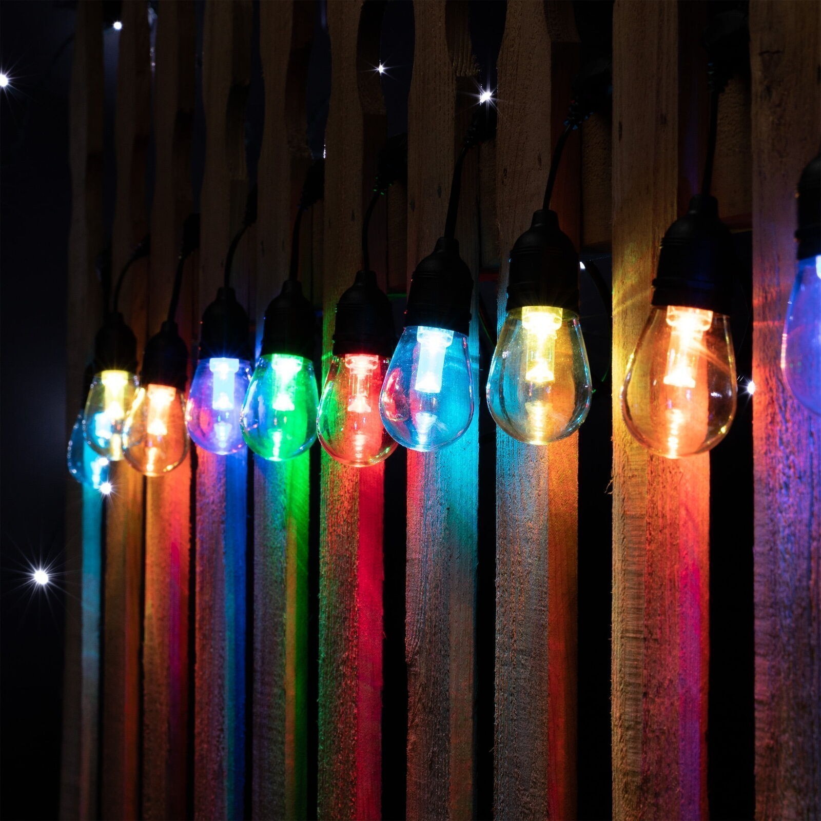 24 Foot Multi-Color Chasing String Light for Indoor and Outdoor Patio & Garden