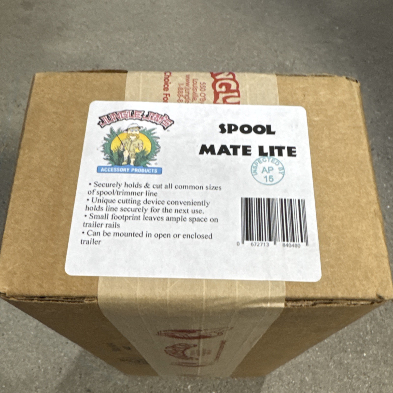 Jungle Jim’s Spool Mate Lite, Trimmer Line Spool Holder, Free Shipping