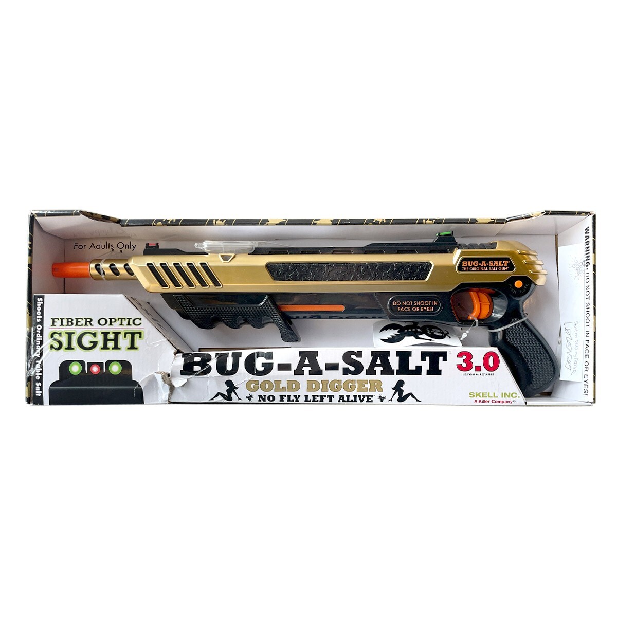 Damaged Box BUG-A-SALT Gold Digger Fiber Optic 3.0