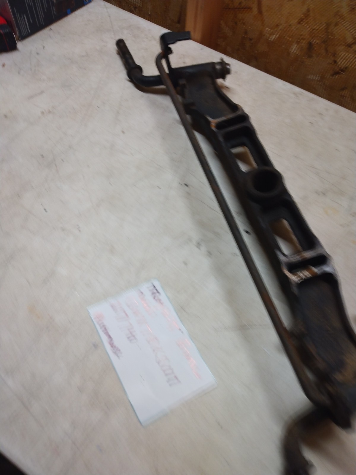 Front Axle Assembly From 42” Troy-Bilt Bronco Riding Mower MTD Mdl# 13WX78KS011