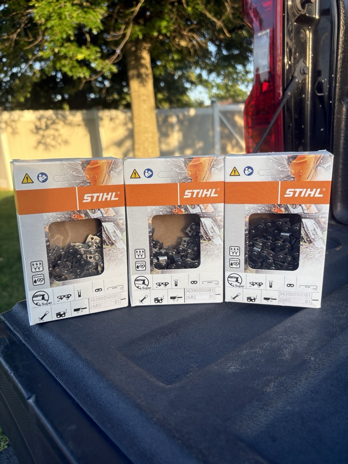 Stihl 20″ Chainsaw Chain 26RS 81 .325″ Pitch .063″ Gauge (3 Pack)