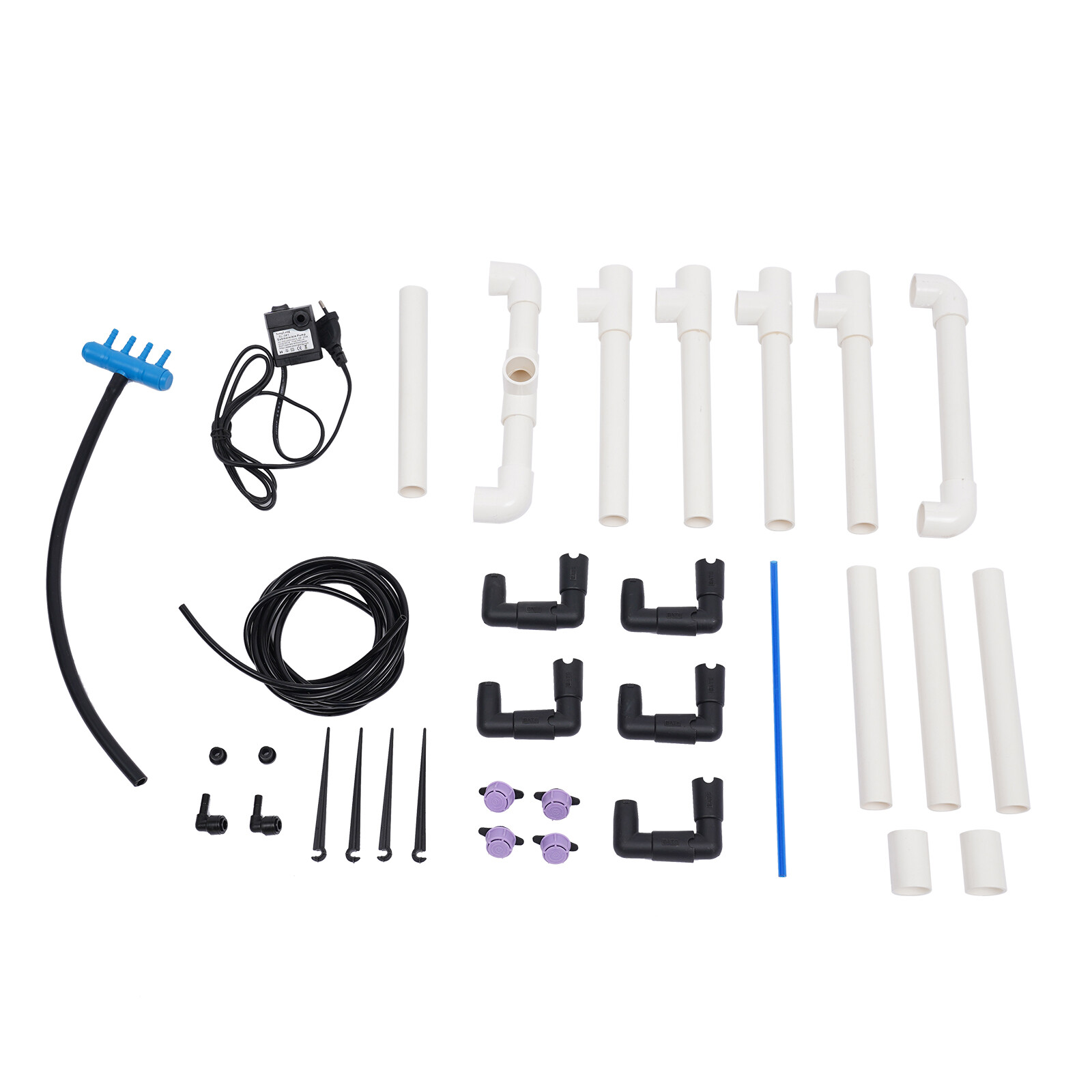Deep Water Culture Hydroponic System Grow Kit W/Submerged Pump US STOCK