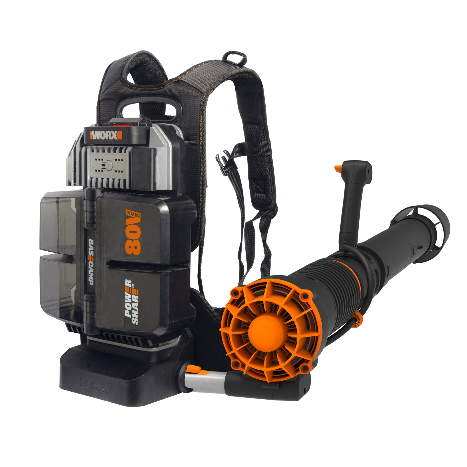 WG572 WORX NITRO 80V Brushless Cordless Backpack Leaf Blower-OB