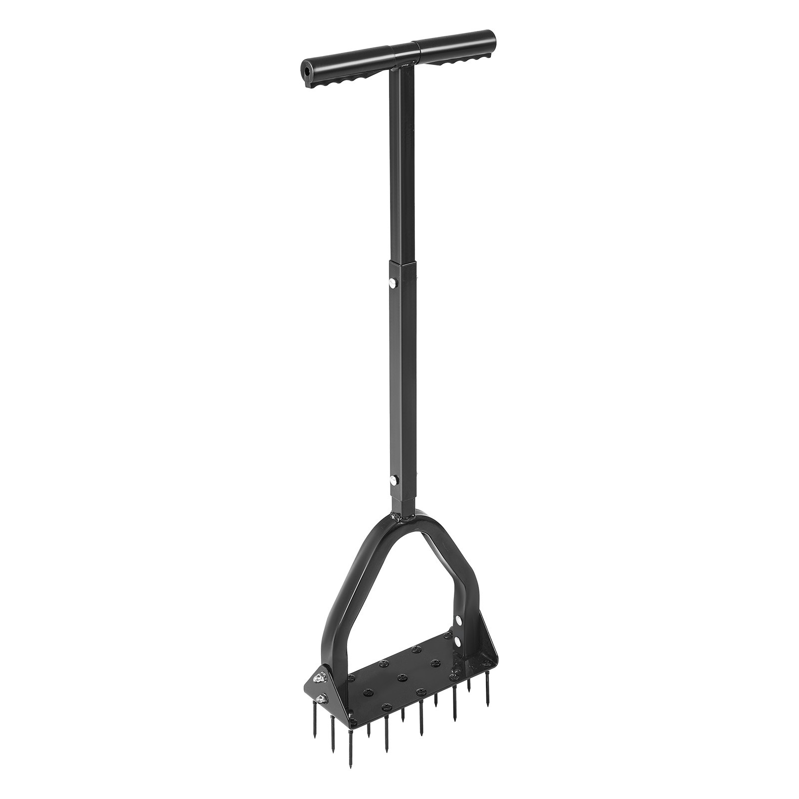 Uimoso Manual Lawn Aerator Tool with 15 Spikes for Compact Soil, 9.2 in Design