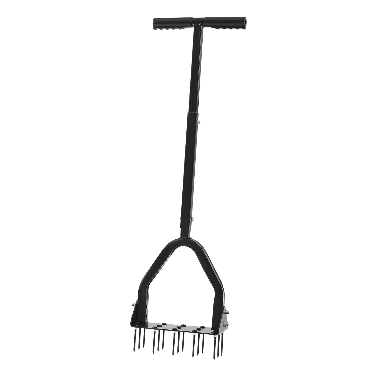 Uimoso Manual Lawn Aerator Tool with 15 Spikes for Compact Soil, 9.2 in Design