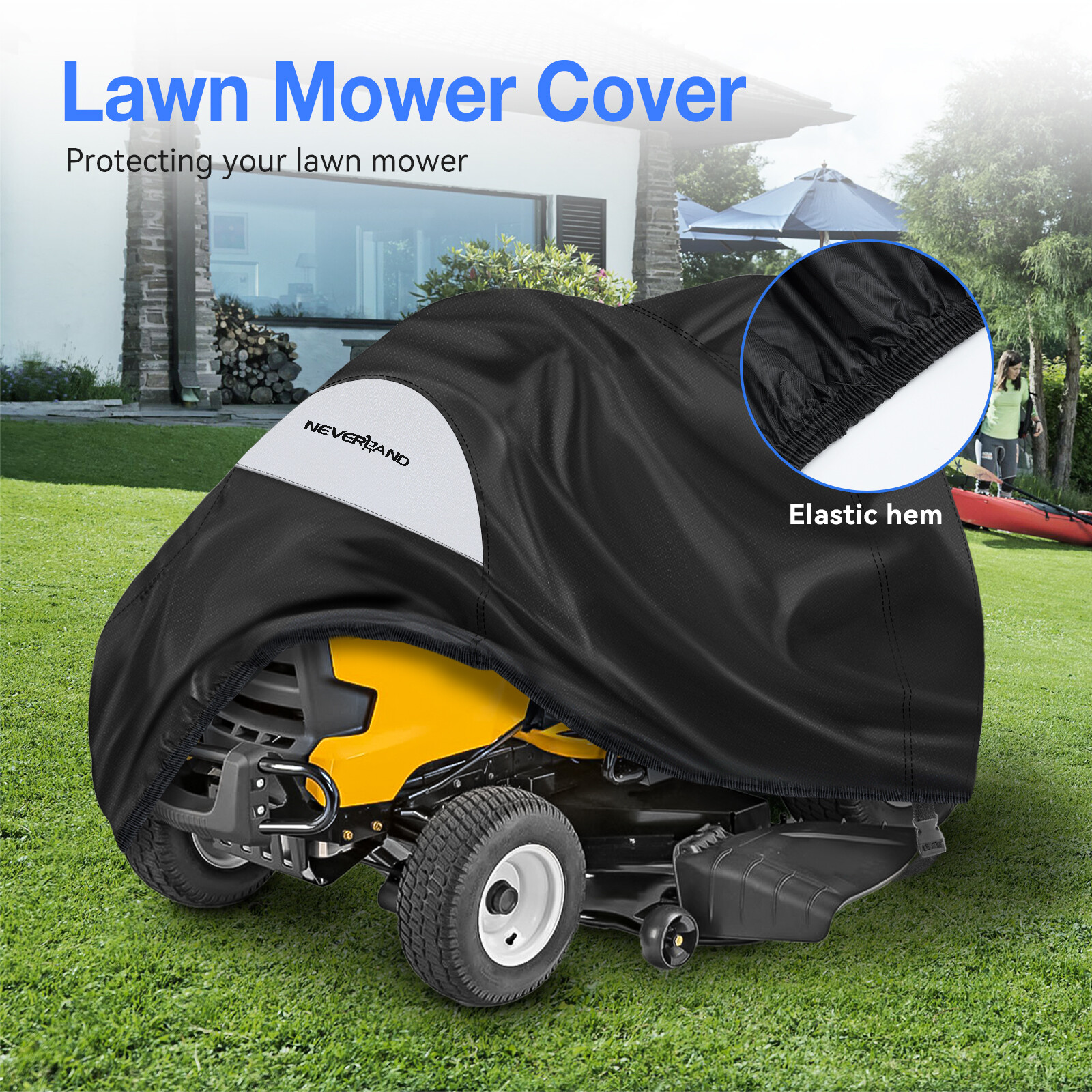 Heavy Duty Riding Lawn Tractor Mower Cover Waterproof UV All Weather Protection