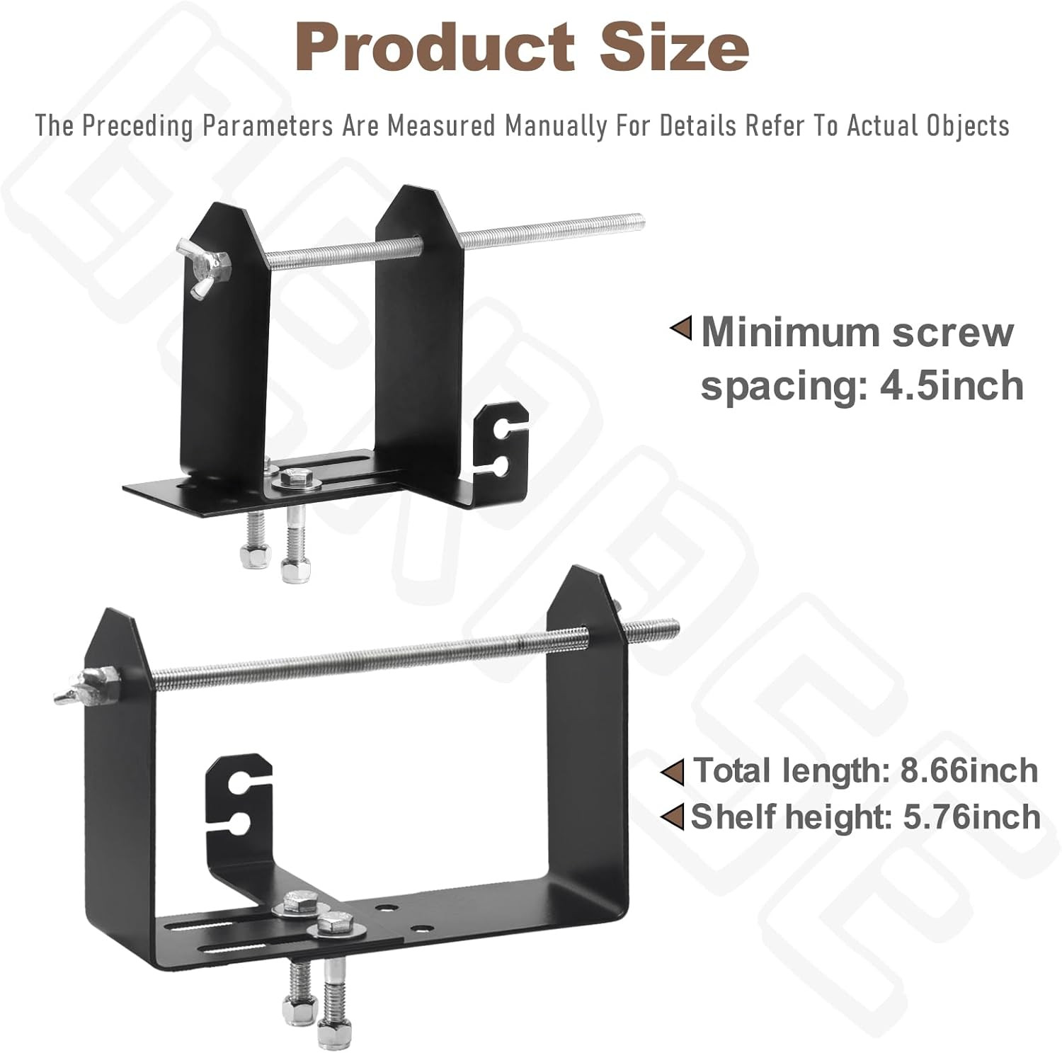 Trimmer Line Holder Adjustable Width 3 & 5 Lb. Spools for Landscape Trailer Orga