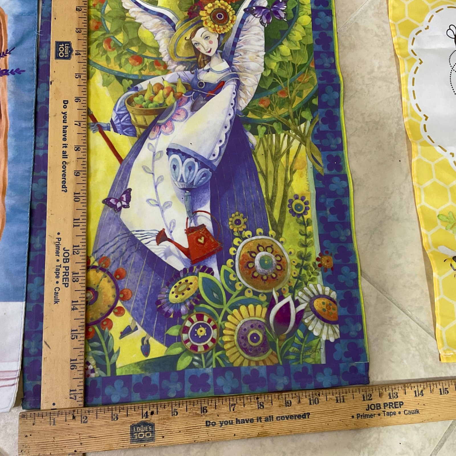 Garden Flag Lot of 3 Fall Spring Summer Yard Decor Home flags only no stakes.