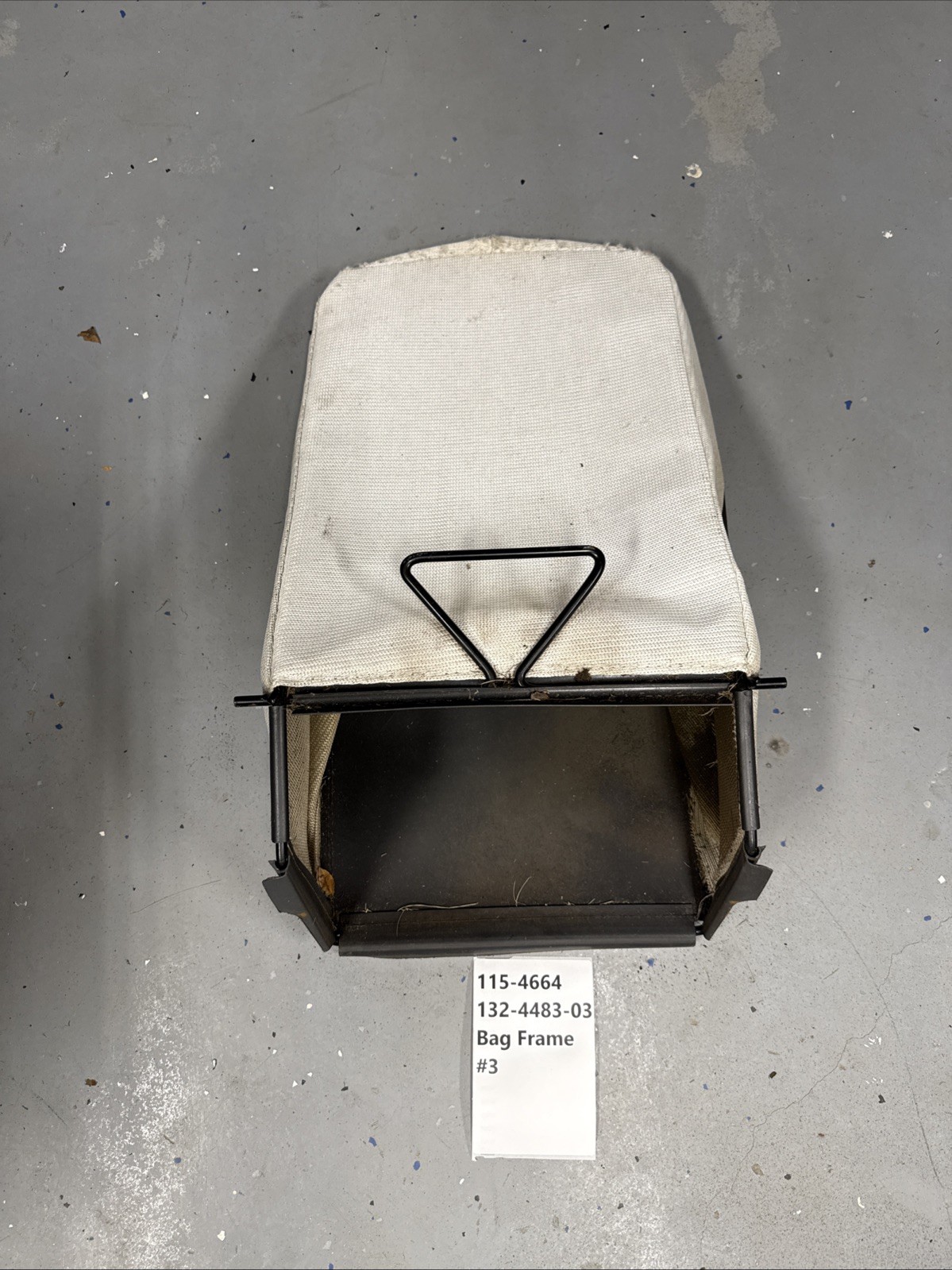 OEM Toro 132-4483-03 115-4664 #3 Grass Catcher Bag & Frame Rack Recycler