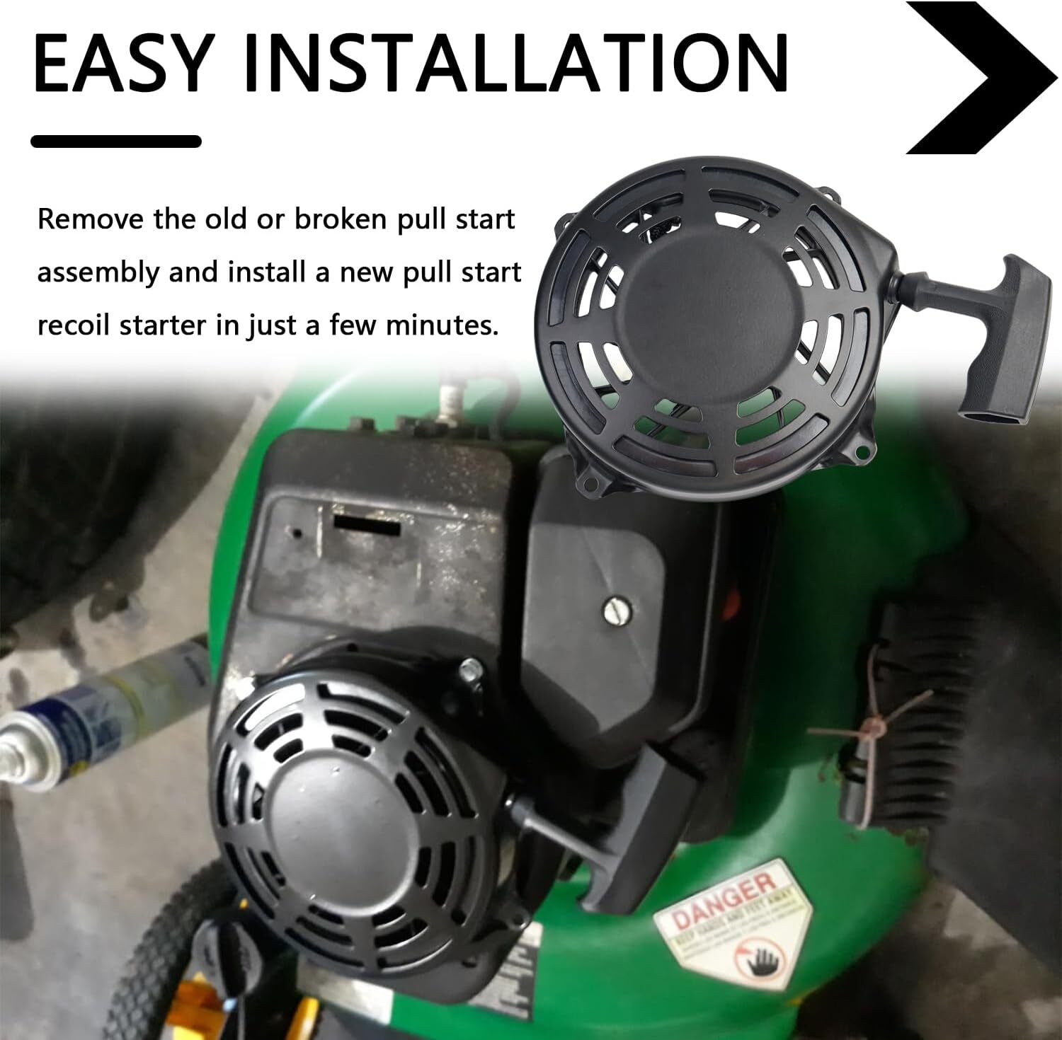 Recoil Pull Starter for BRIGGS STRATTON 497680 498144 Oregon 31-068 Rotary 12368