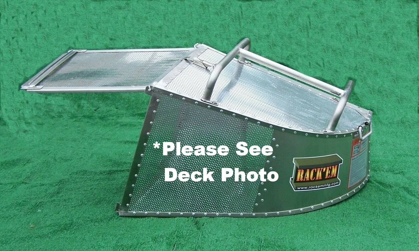 Stainless Steel Grass Catcher John Deere Stand-On 48″52″&61″-4.4 CF.-RMM-EXS4/JD