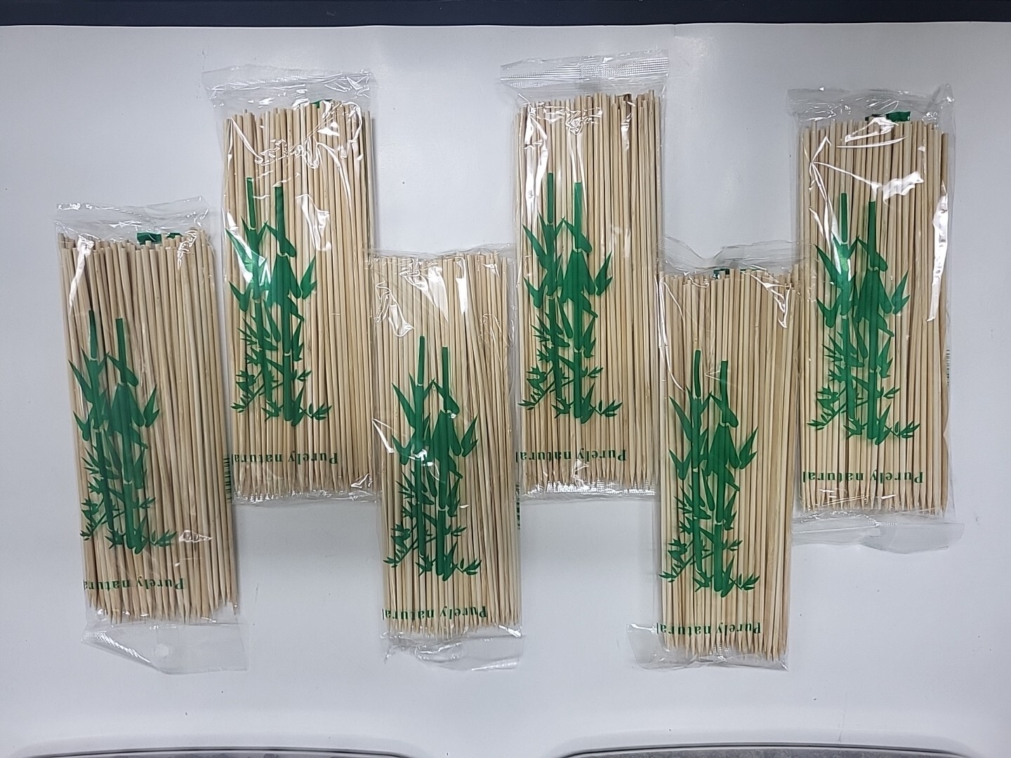 300pcs Bamboo Skewers Sticks 8in (6-packs of 50)