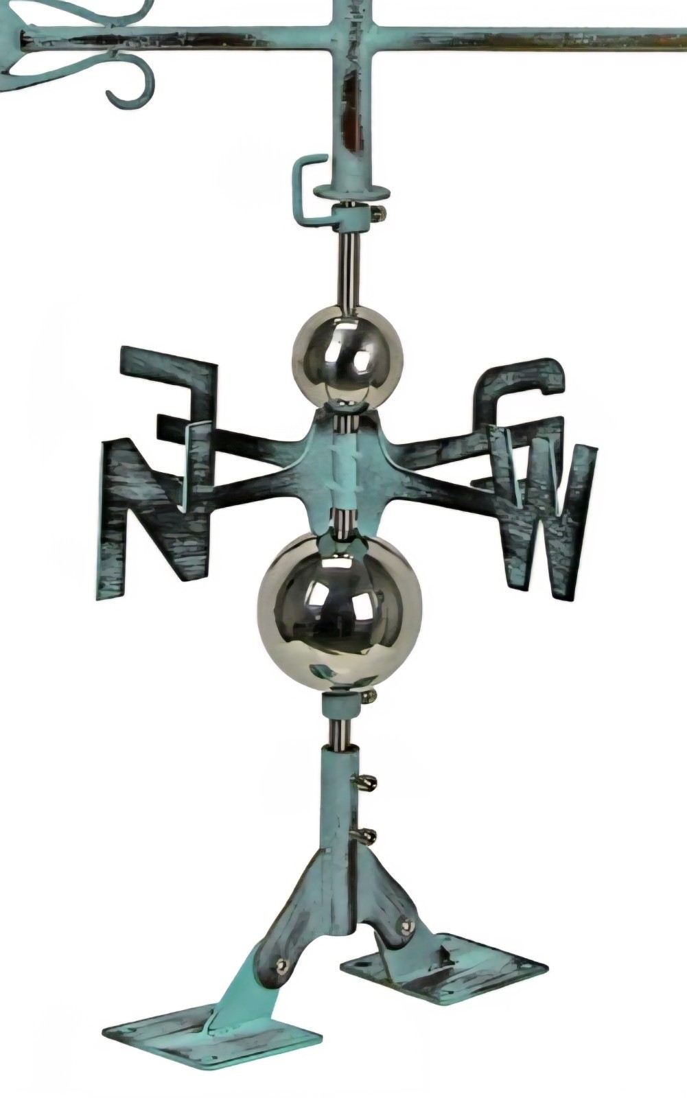 NEW Handcrafted Brass with Lure Weathervane Metal Copper Patina Finish