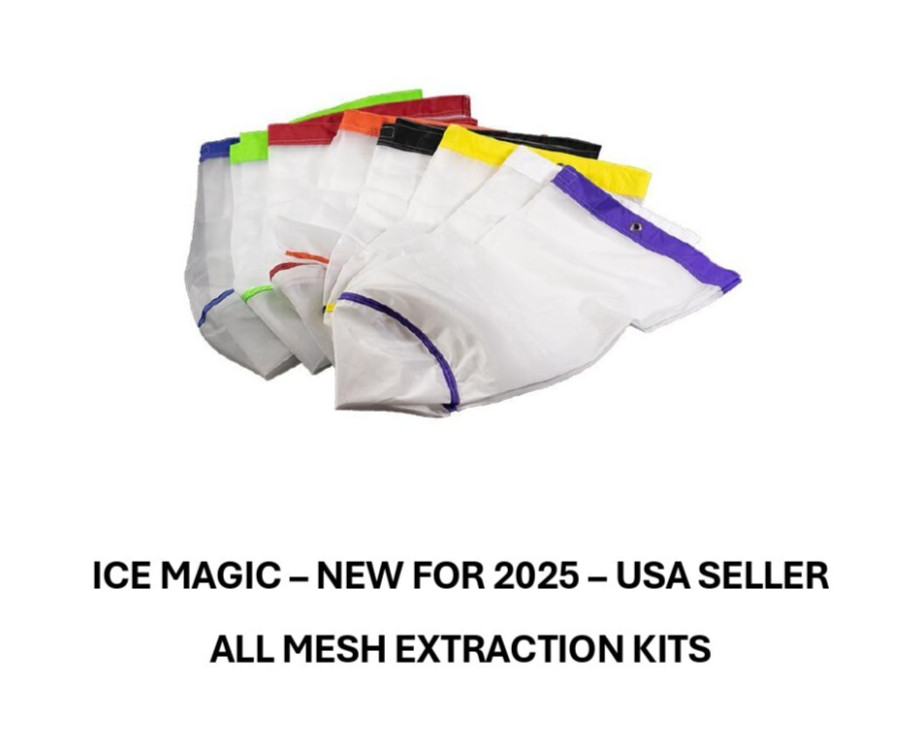 ICE MAGIC All Mesh Bubble Hash Extraction Bag Kits – USA SELLER- NEW FOR 2025