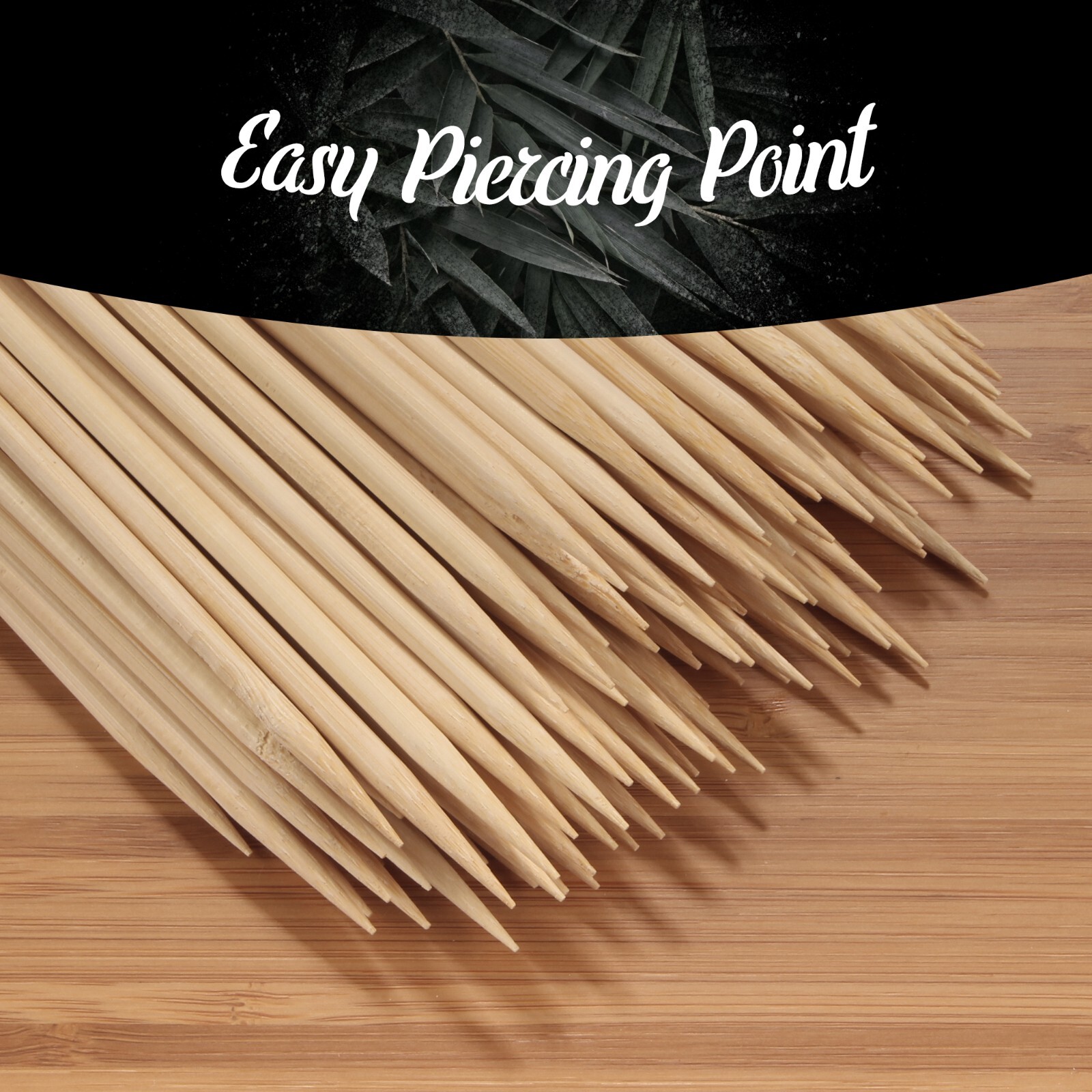 Bamboo Skewers 10″ to 24″