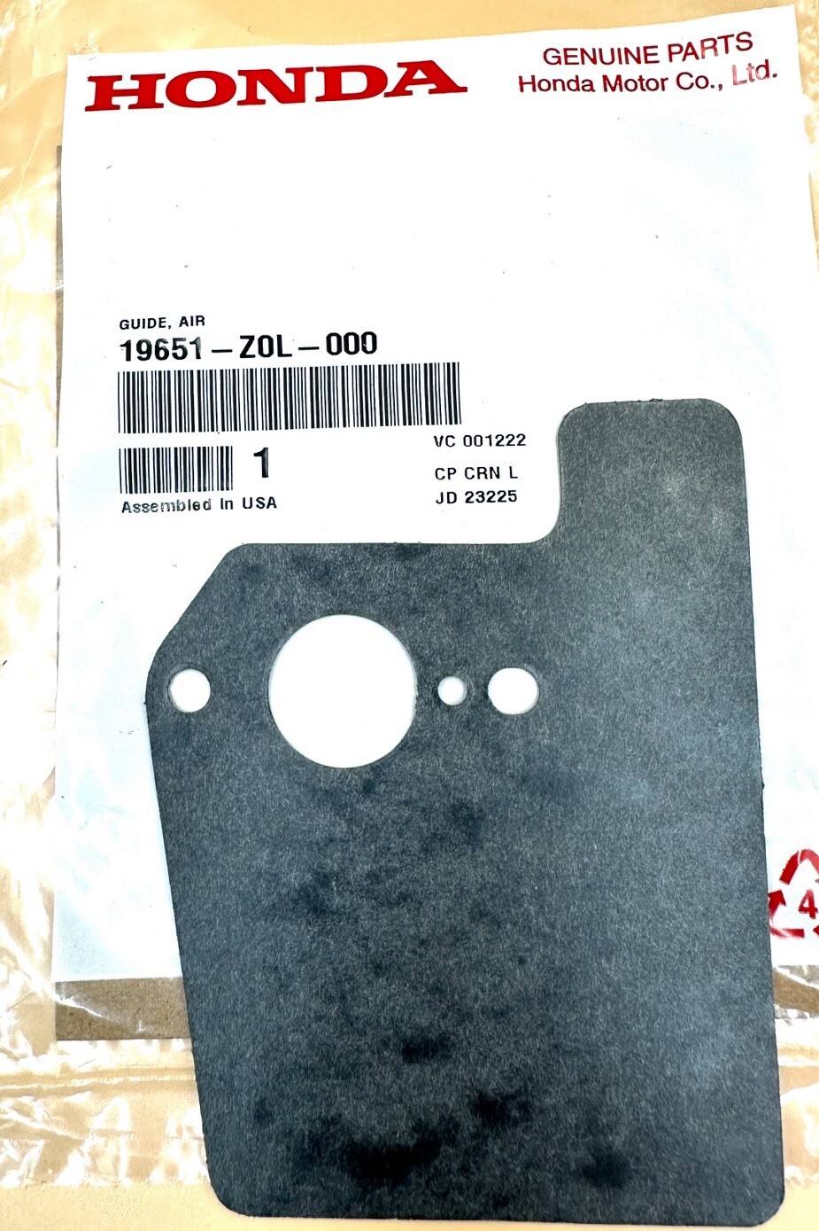 Genuine HONDA Carburetor Assy (Carb) GCV160LA0 HRR216 HRS217 16100-Z8B-901 OEM