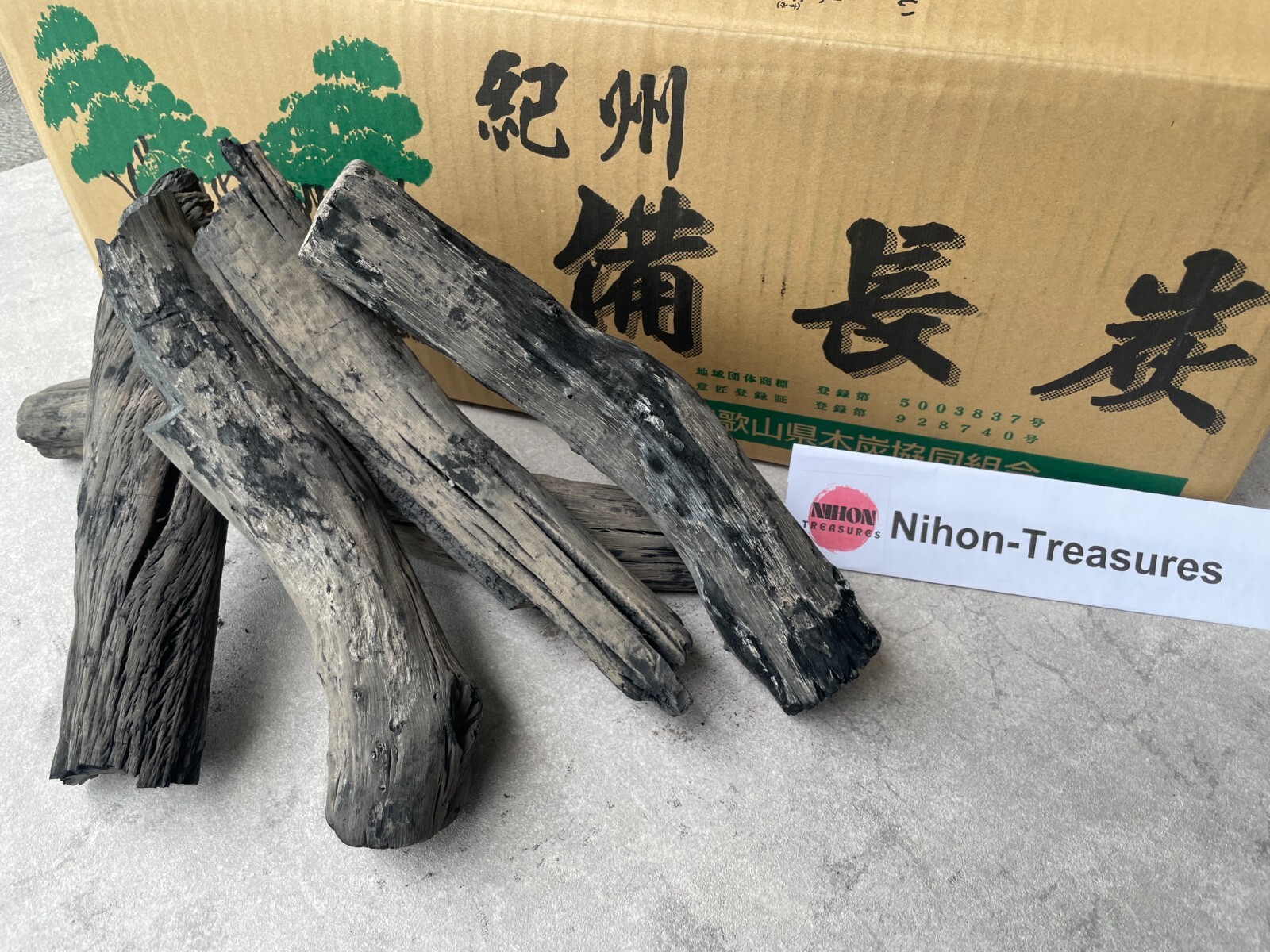 Kishu Binchotan ubame Oak middle circle φ4～6cm high-grade charcoal Yakitori BBQ
