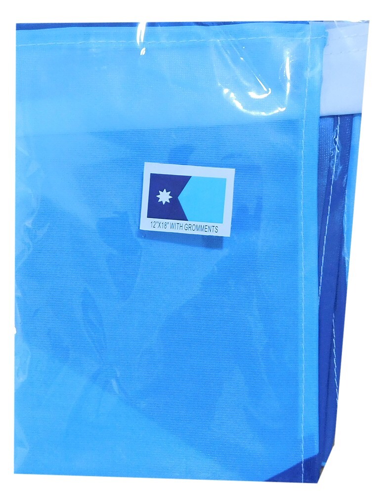 12×18 Minnesota State North Star 12″x18″ Woven Poly Nylon Boat Flag Grommets