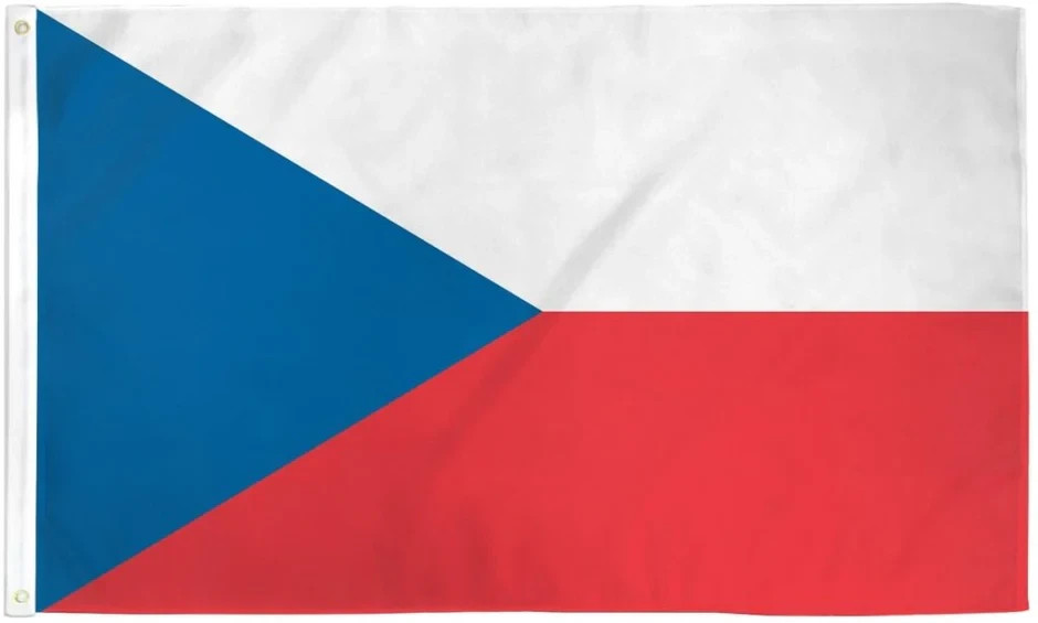 Czech Republic 2x3ft Poly Flag International Czech Country National Flag