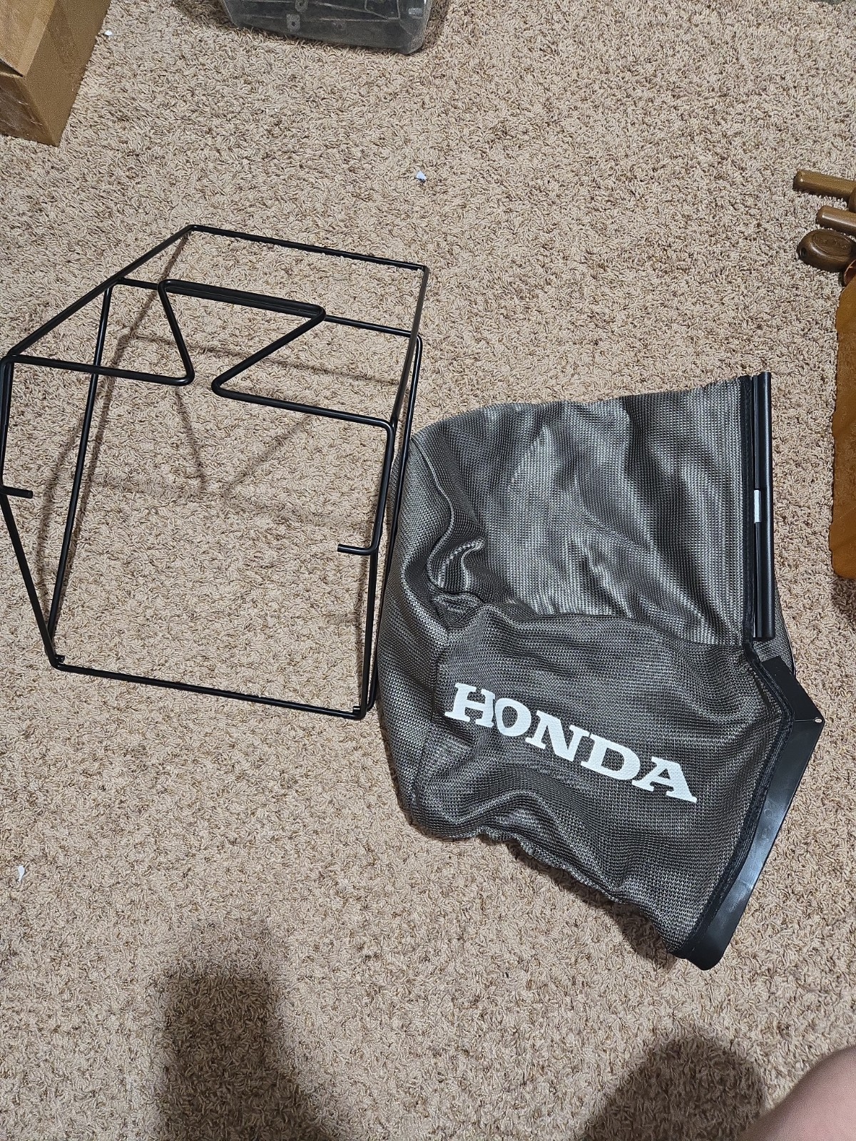 NEW OEM HONDA MOWER GRASS BAG with FRAME BAG 81320-VR8-N001