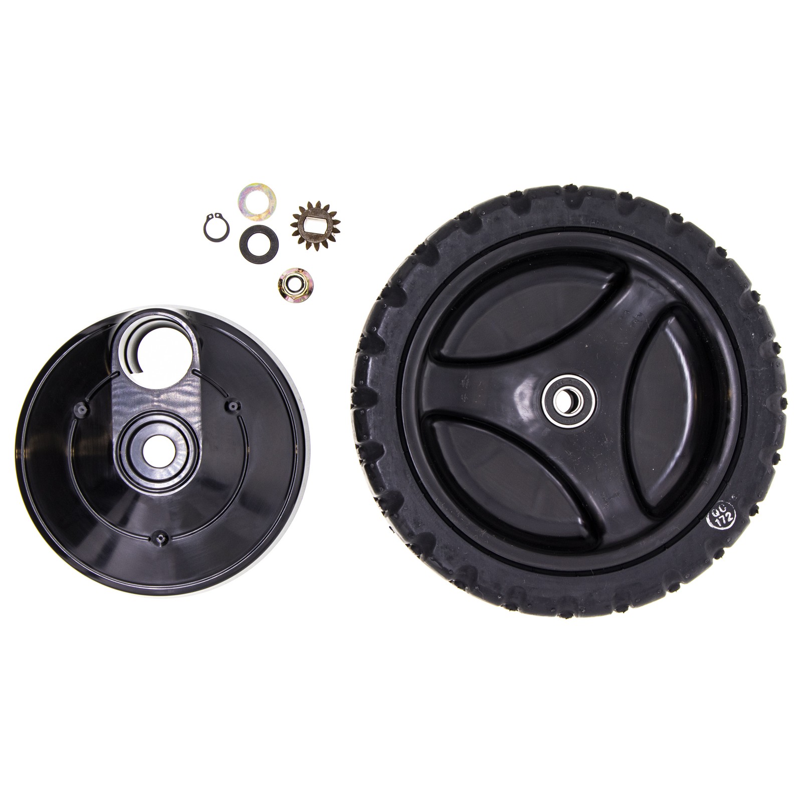 Exmark 135-0203 Rear Wheel and Cover Kit Commercial Walk Behind