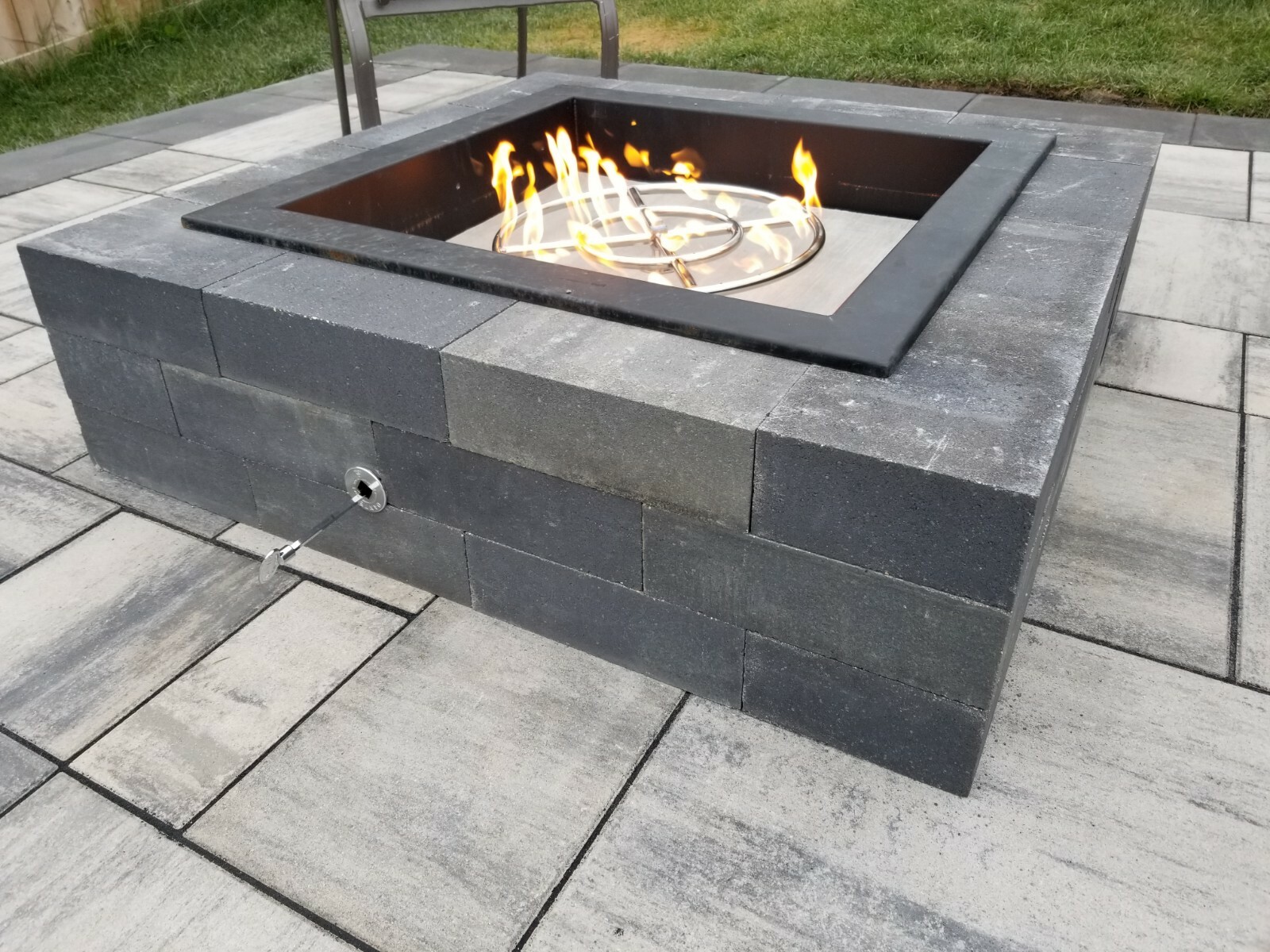 EasyFirePits Lifetime Warr 316 Stainless Round Gas Fire Pit/ Fire Table Burners
