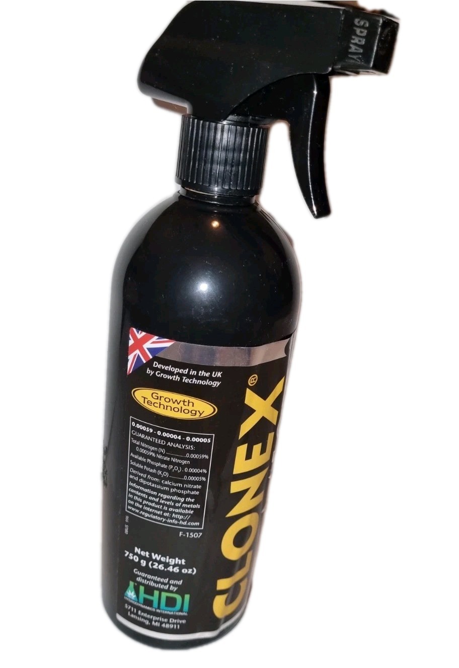 Clonex Mist Root Promoter Spray Bottle 750 ml Root Promoter.