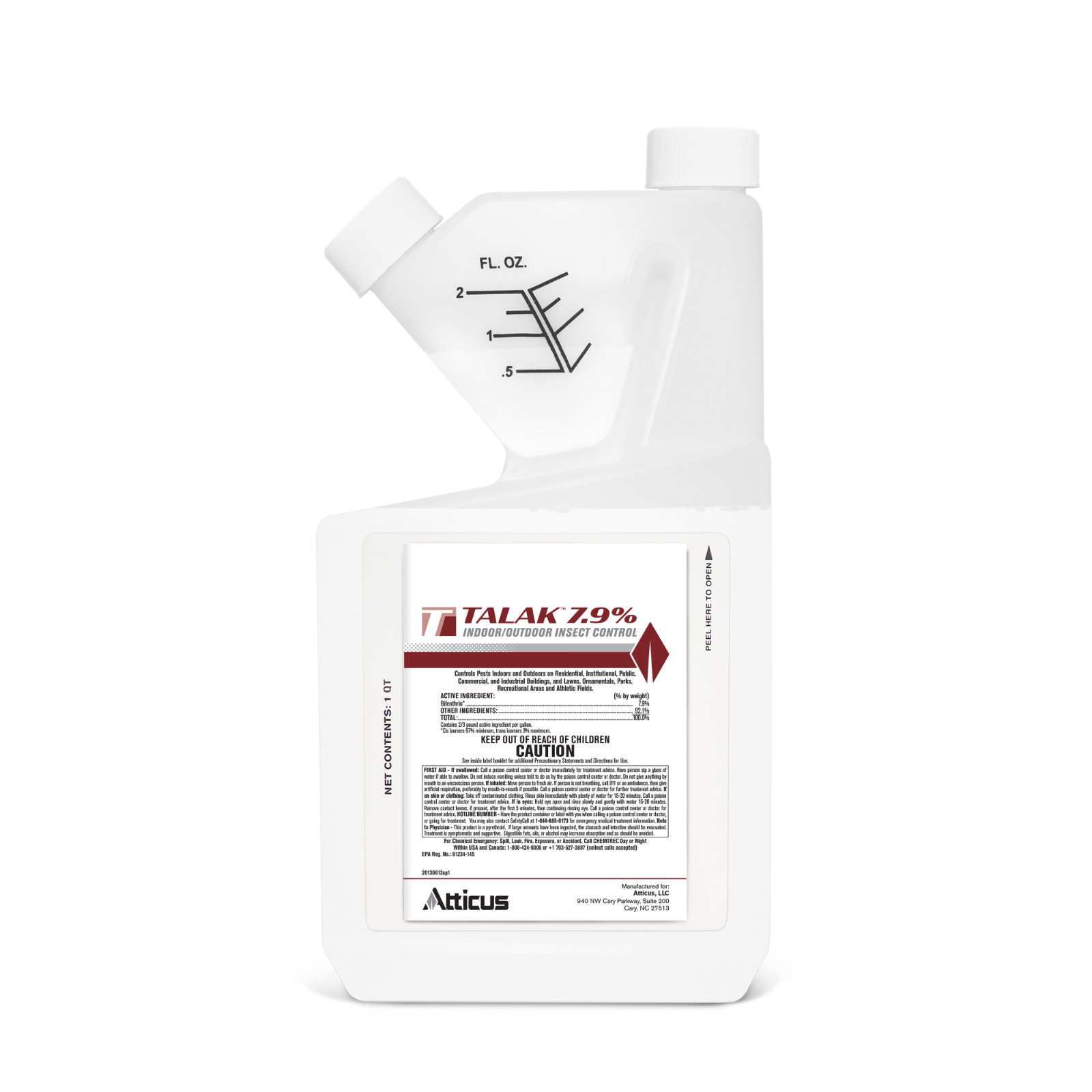 Talak 7.9% Indoor/Outdoor Insect Control – Bifenthrin Concentrate (1 QT)