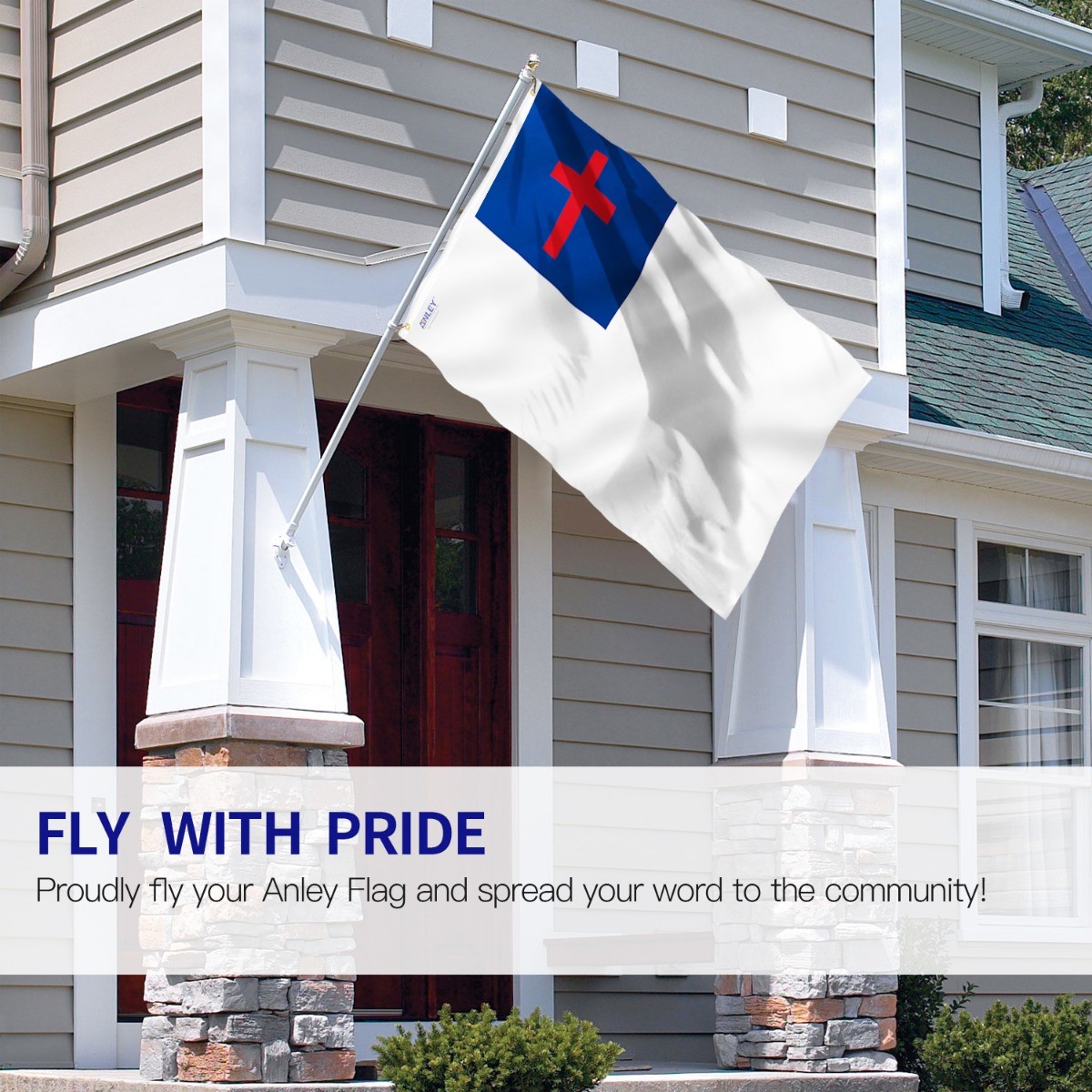 Anley Fly Breeze 3×5 Foot Christian Flag – Religious Flags Polyester