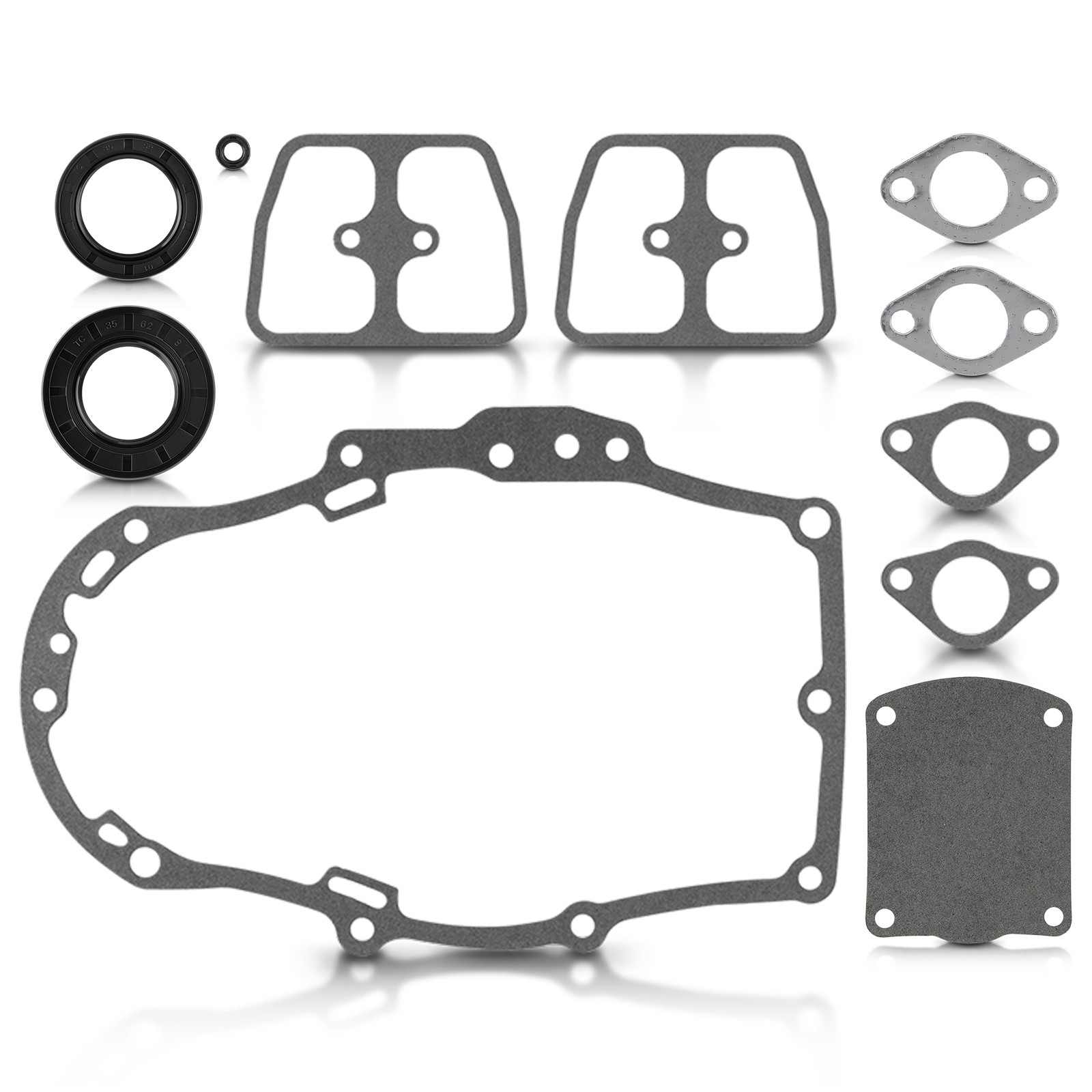 For Kawasaki FH721V Crankcase Breather PCV Rocker Gasket Set + All oil seals