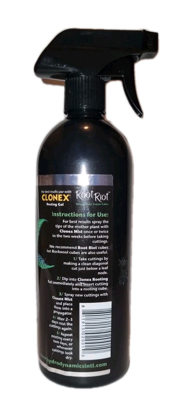 Clonex Mist Root Promoter Spray Bottle 750 ml Root Promoter.