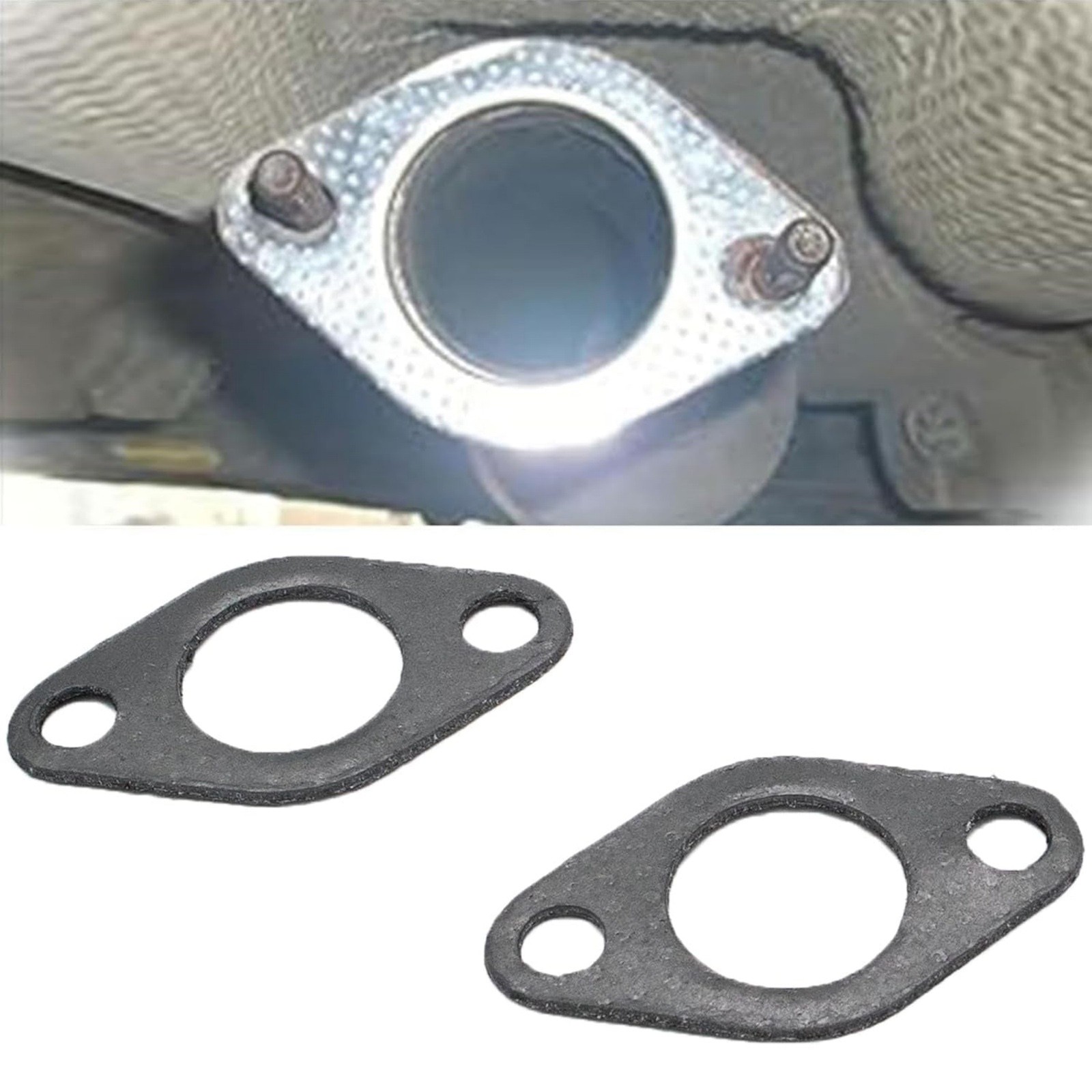 2 Pack Exhaust Gasket 690970 273485 For Briggs Stratton Engines 401000 Graphite