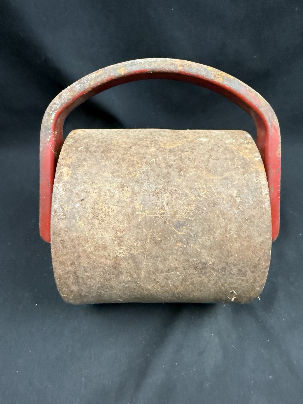 Vintage Hand Push Garden Roller Tool Rustic Farmhouse Yard Decor