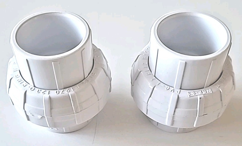 2x – 1″ Lasco Sch40 Slip x Slip Union #457-010