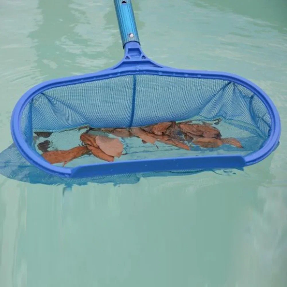 Heavy Duty Pool Skimmer Leaf Rake Net Cleaning Swimming Pool Fine Mesh Netting