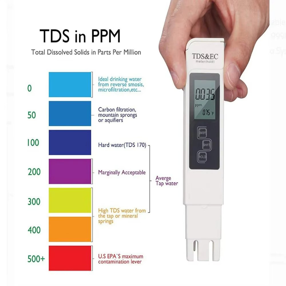 0-9990ppm TDS Meter Digital Tester Water Quality Testing Kits Drinking Water