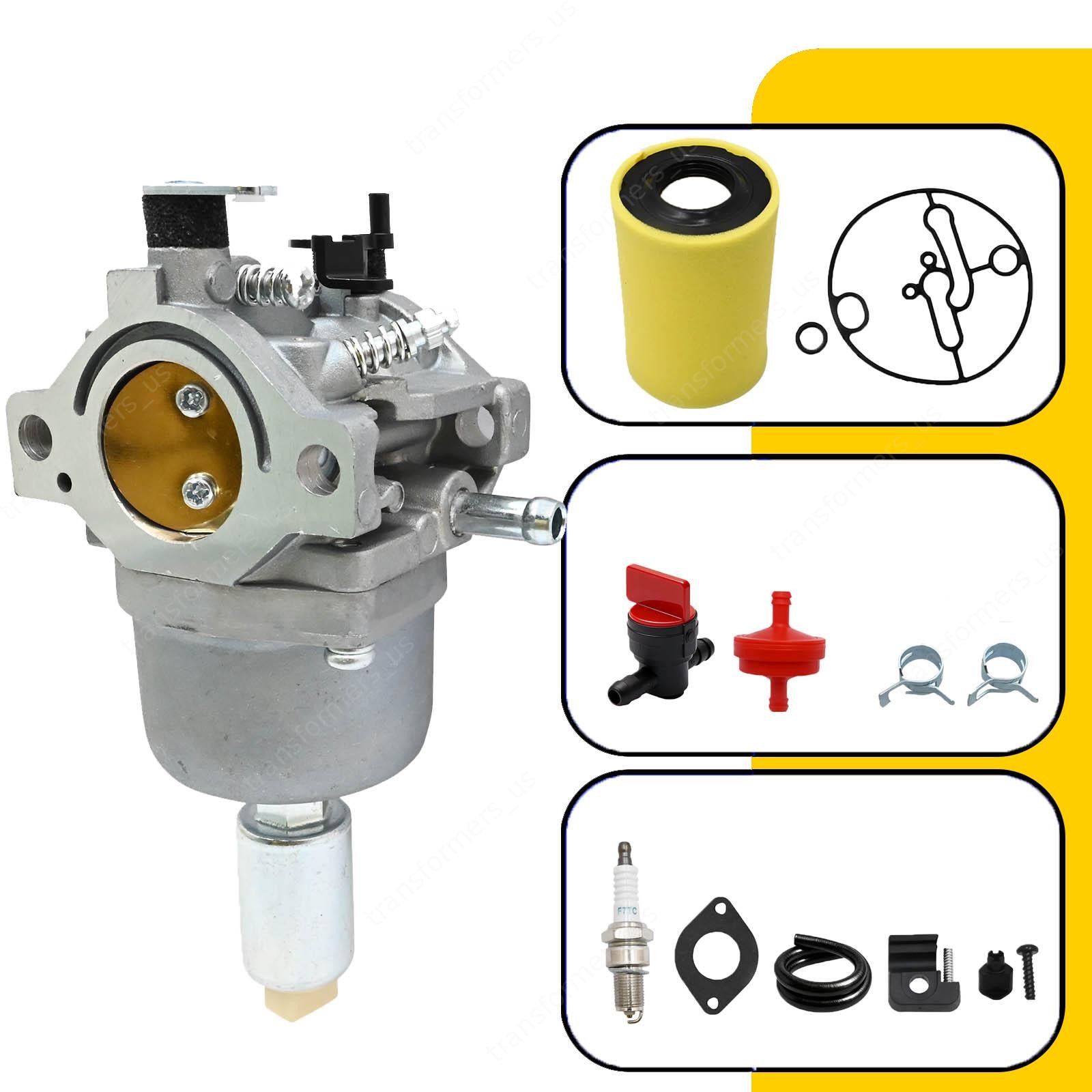 Carburetor With Kit For Troy Bilt Pony Mower 13wm77ks011 w/ 15.5 HP B&S Engine