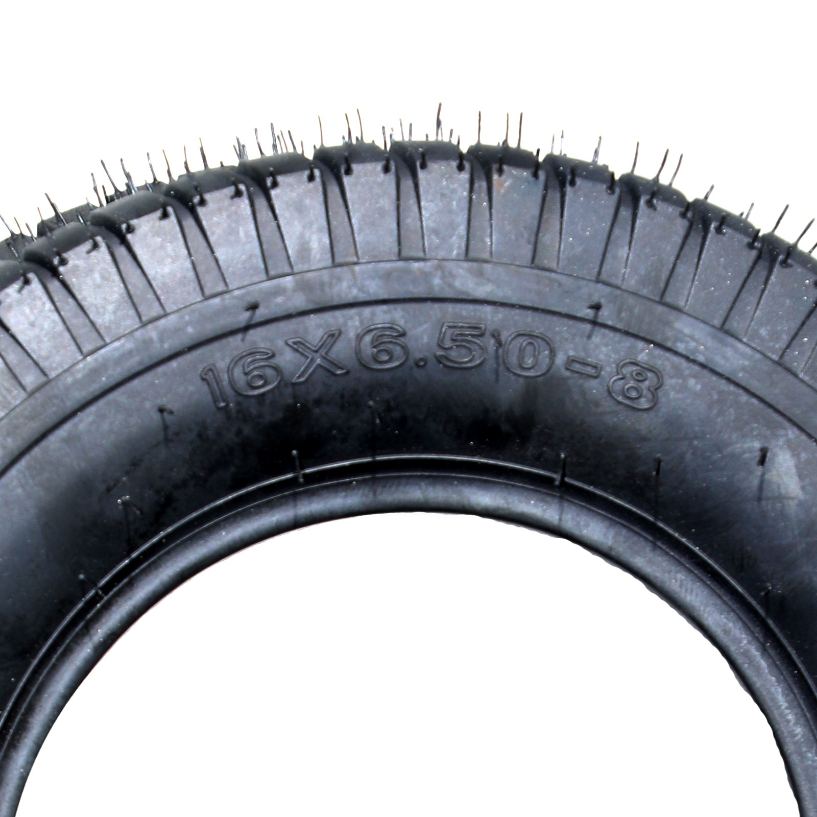 Set of 2 16×6.50-8 Lawn Mower Garden Turf Tires 2PR 16×6.5-8 Tubeless 396Lbs