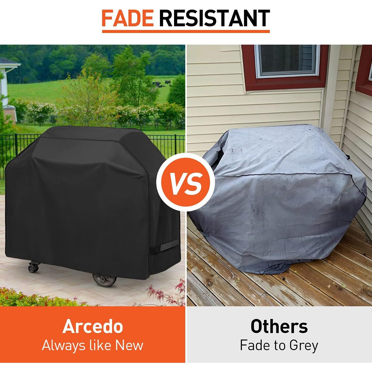 72 Inch BBQ Gas Grill Cover Barbecue Waterproof Outdoor Heavy Duty UV Protection