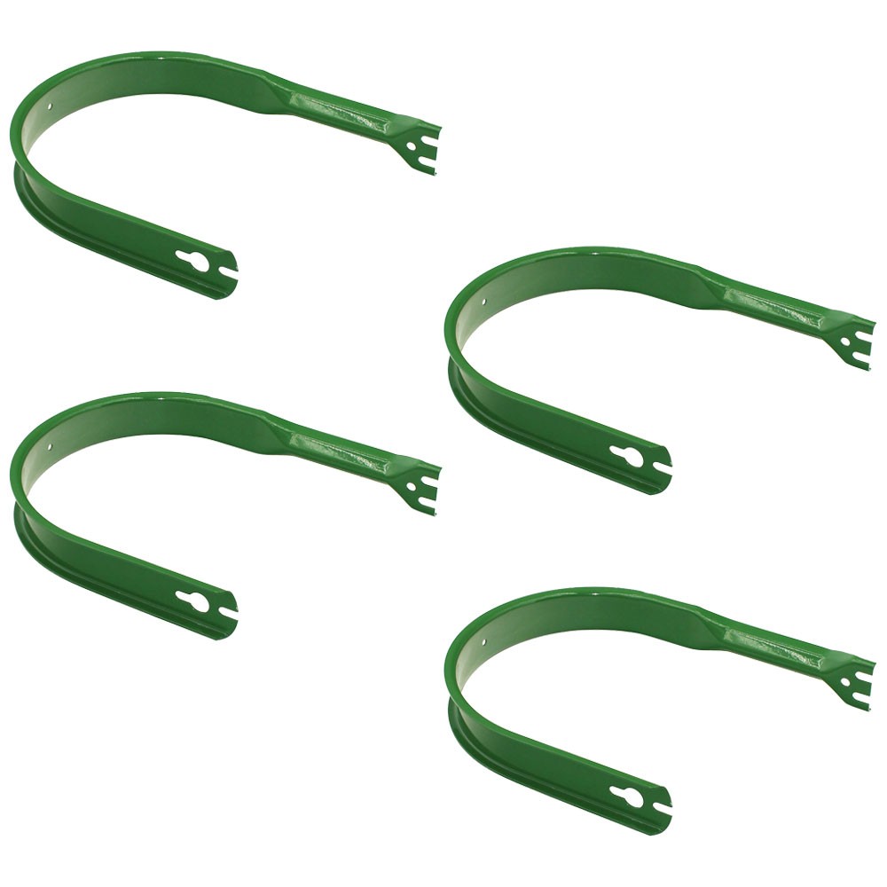 (4) Outer Mega Pickup Strippers Fits John Deere 446 447 448 449 456 457 FH311995