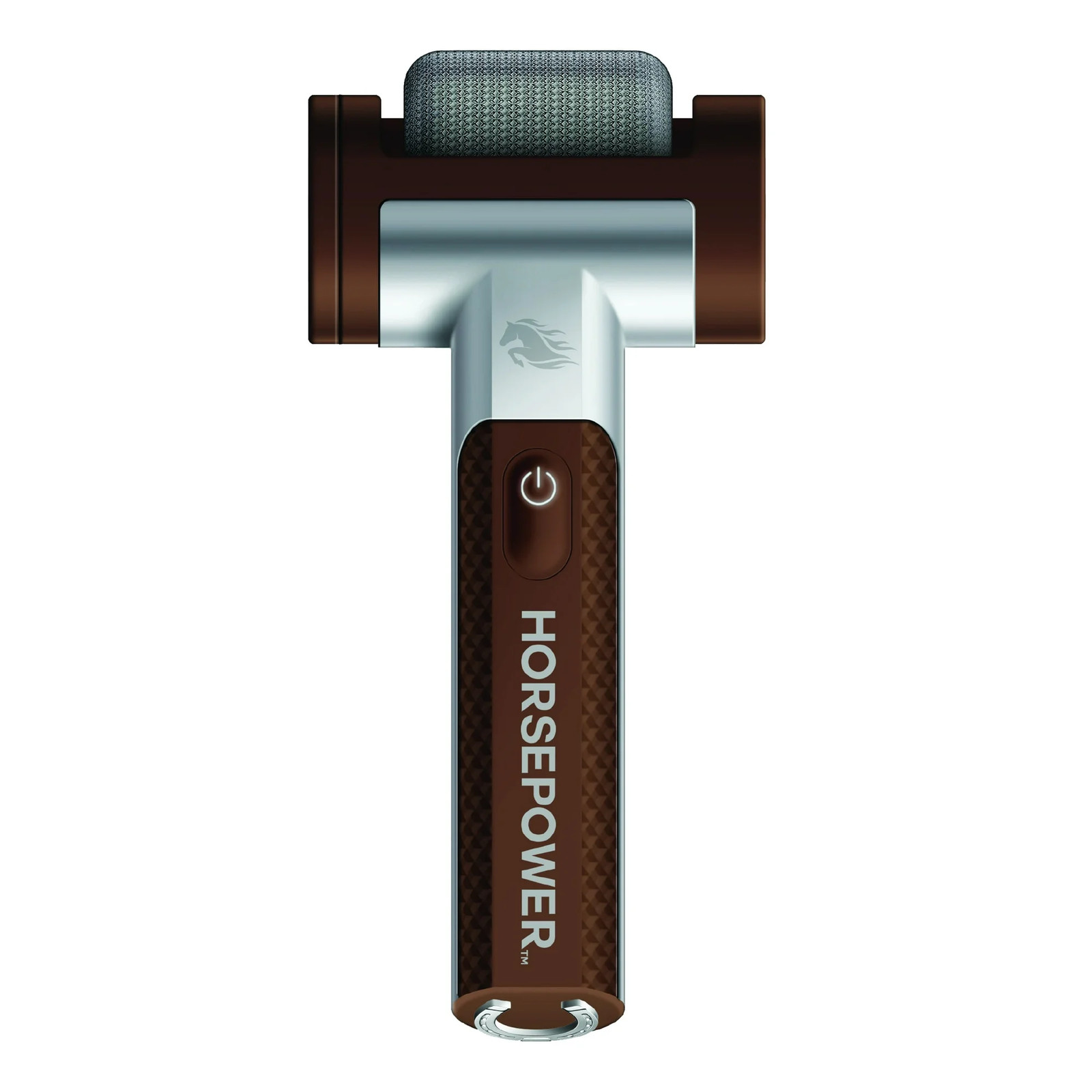 Horsepower Giddy Up Bristle-FreeHeavy-Duty Stainless Steel Bristle Grill Brush,