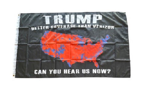 Yes I’m A Trump Girl Flag 3×5 ft Black Patriotic Banner MAGA Decor USA Grommets