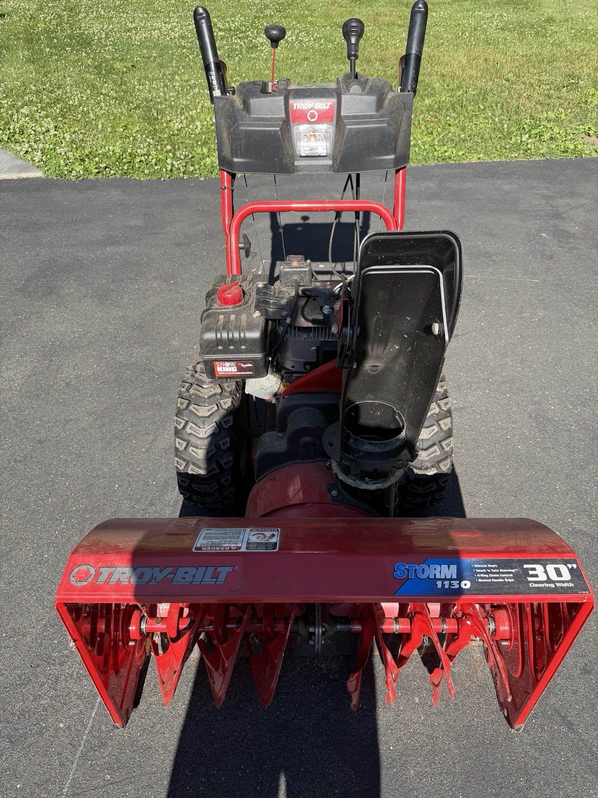 Troy-Bilt Storm 1130 30 in Gasoline Gas-Powered Snow Blower, Red/Black